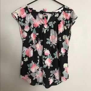 LC Lauren Conrad Floral Top